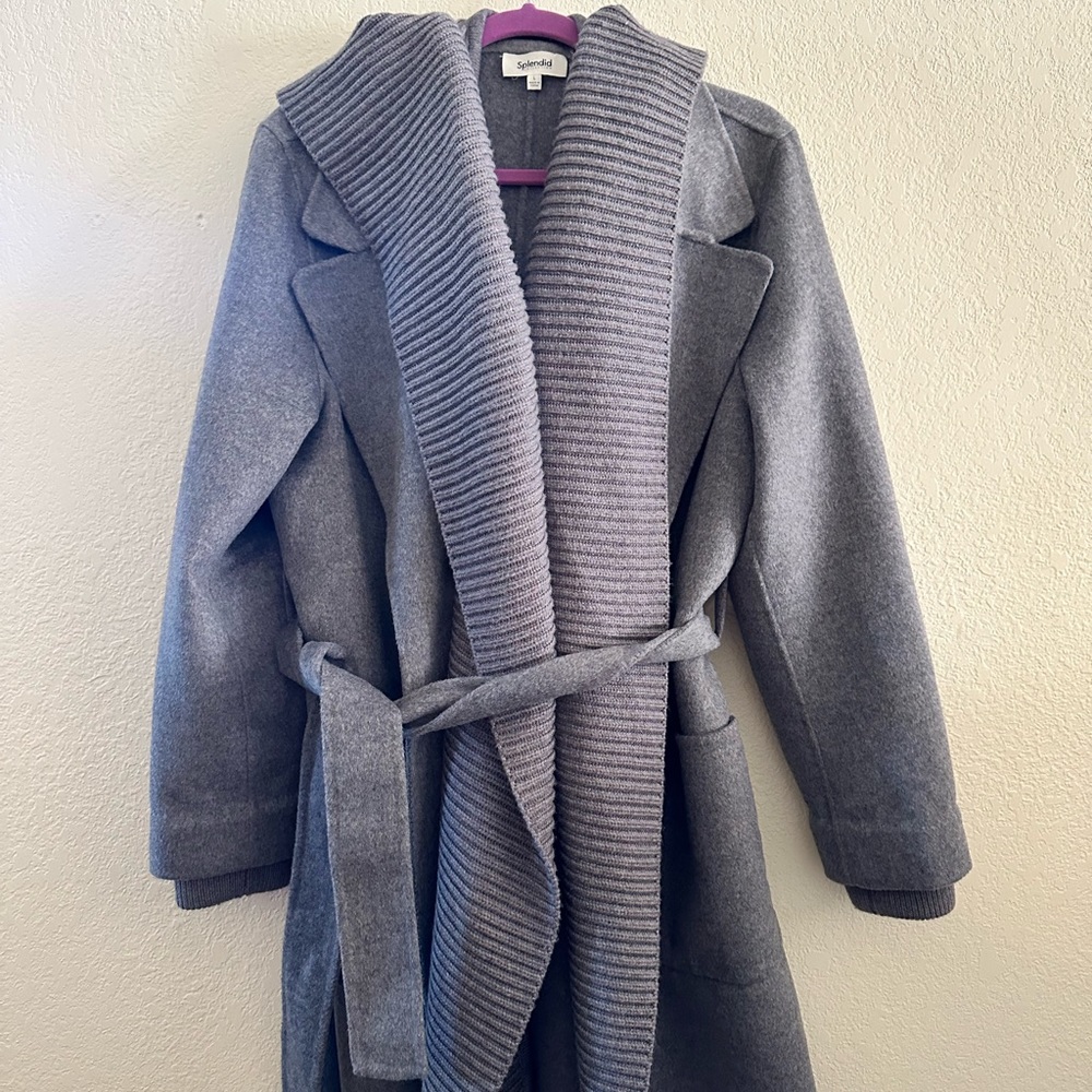 SPLENDID ~Beautiful Heavy Coat~ GRAY~ SZ L